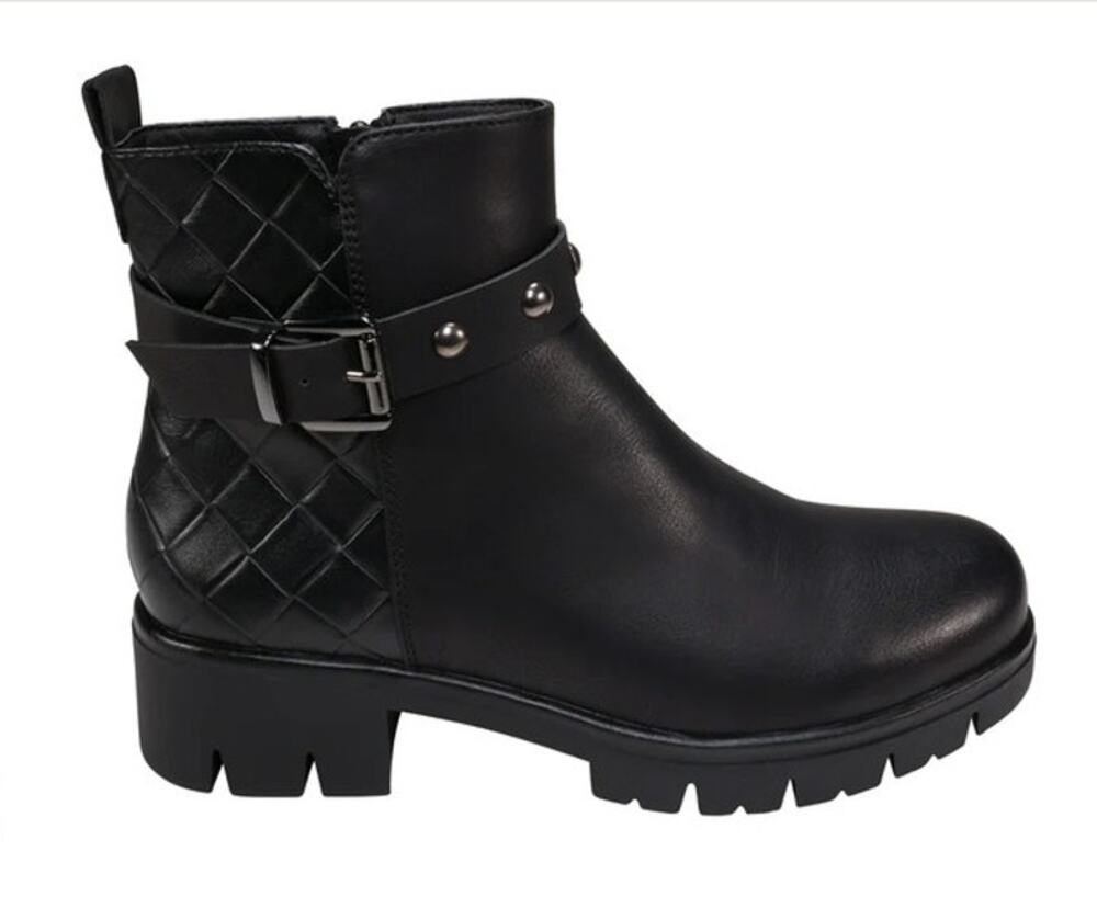 New GC Georgia Black Bootie Biker 9.5M